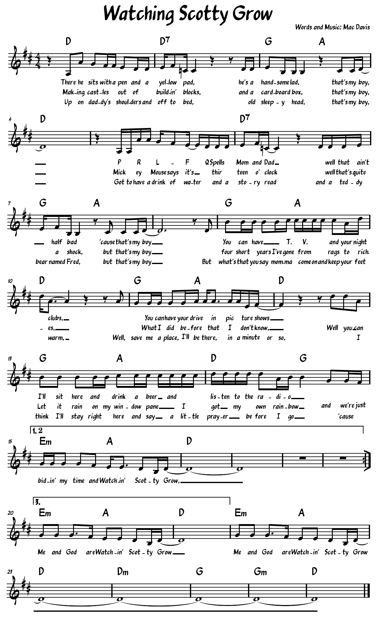 Sheet Music